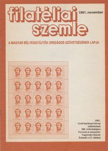 SIMON GY. FERENC - Filatéliai szemle 1991. november [antikvár]