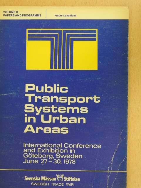 Arnold Hendry - Public Transport Systems in Urban Areas - Volume D [antikvár]