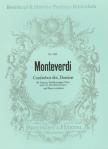 MONTEVERDI. - CONFITEBOR TIBI,DOMINE FÜR SOPRAN,FÜNFSTIMMIGEN CHOR UND BA.C.