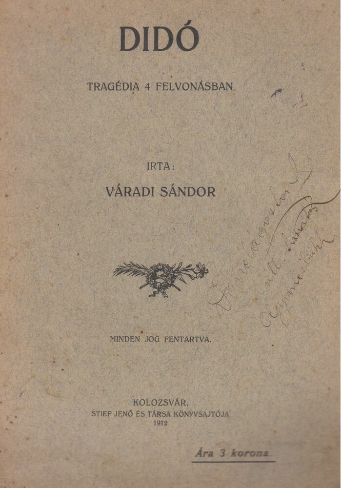 Váradi Sándor - Didó [antikvár]