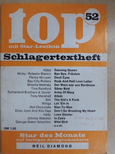 Mireille Mathieu - Top Schlagertextheft 52 [antikvár]
