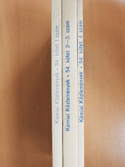 Berecz Endre - Kémiai Közlemények 1980/1-4. I-III. [antikvár]