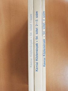 Berecz Endre - Kémiai Közlemények 1980/1-4. I-III. [antikvár]