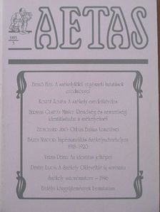 Albert Dávid - Aetas 1993/3. [antikvár]