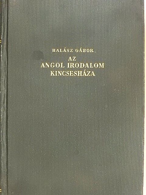 Edward Fitzgerald - Az angol irodalom kincsesháza [antikvár]