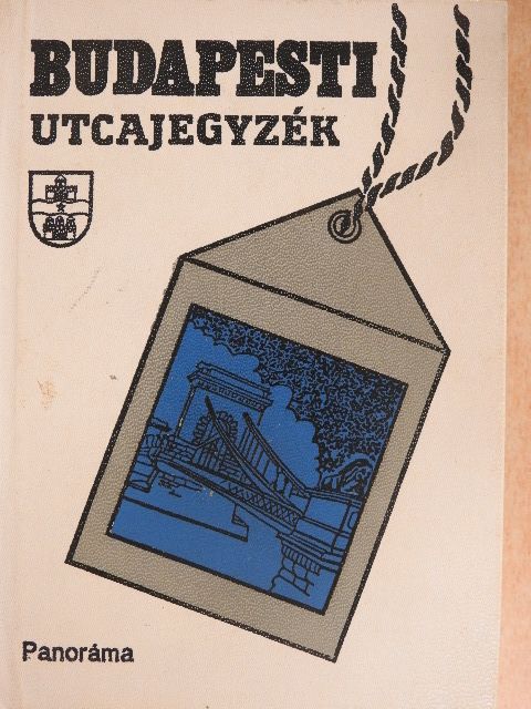 Budapesti utcajegyzék 1989 [antikvár]