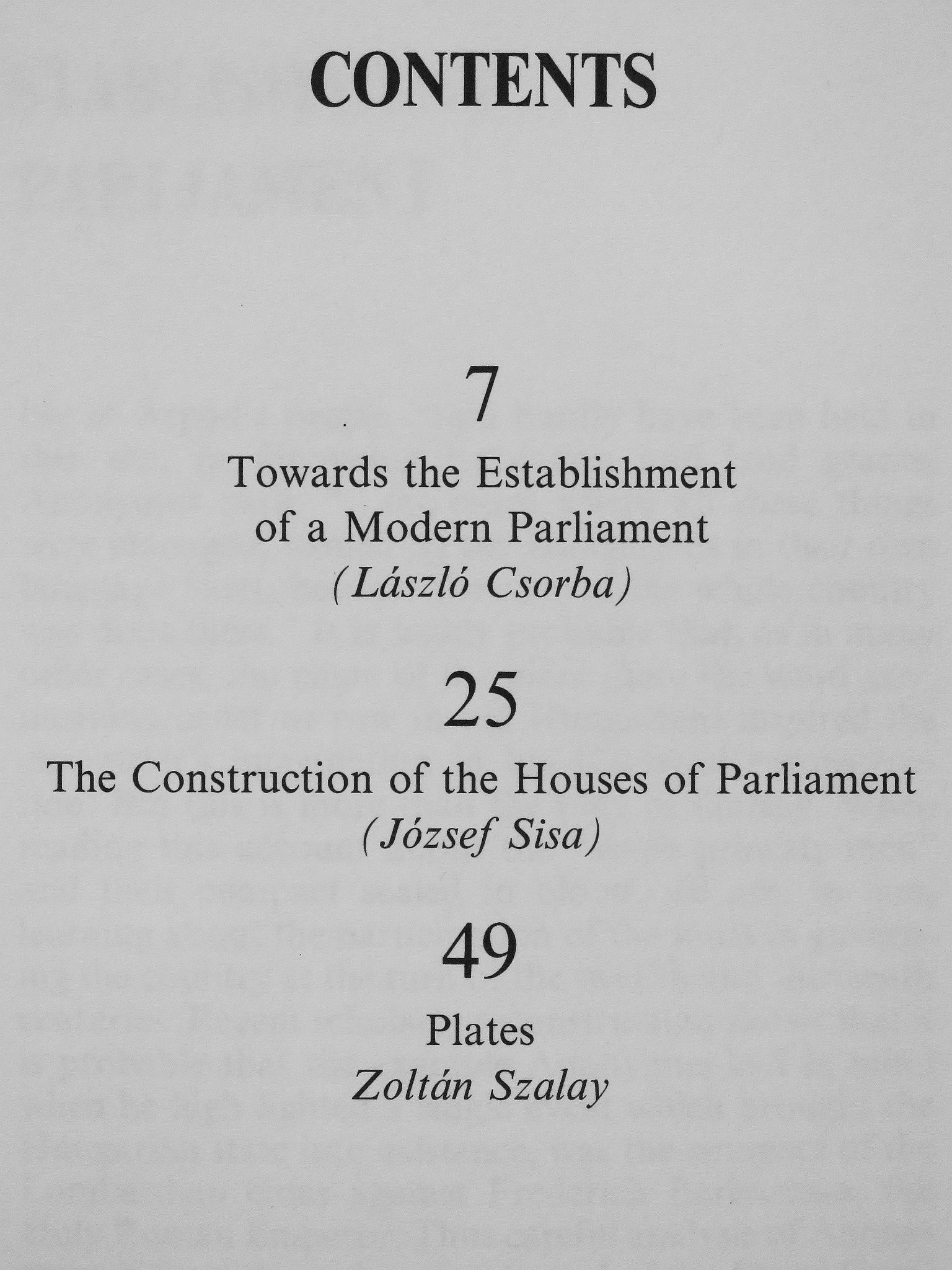 Csorba László - The Hungarian Parliament [antikvár]