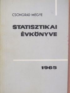 Csongrád megye statisztikai évkönyve 1965 [antikvár]