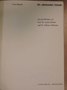 Dr. Volkmar Muthesius - Ein Jahrhundert Chemie [antikvár]