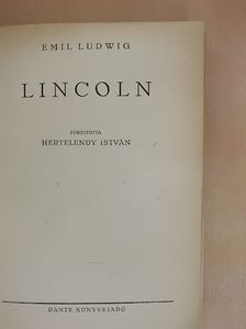 Emil Ludwig - Lincoln [antikvár]