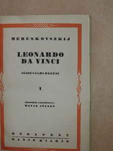 Mereskovszkij - Leonardo da Vinci I-II. [antikvár]