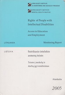 Rights of People with Intellectual Disabilities - Lithuania [antikvár]