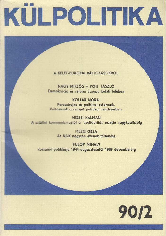 Balázs József - Külpolitika 1990/2 [antikvár]