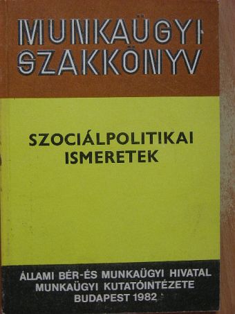 Dr. Farkasinszky Tibor - Szociálpolitikai ismeretek [antikvár]