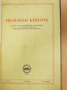Alekszej Nyikoljukin - Filológiai Közlöny 1959/1-4. [antikvár]