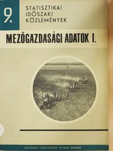 Mezőgazdasági adatok I. 1966 [antikvár]