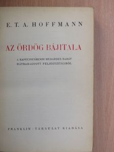 E. T. A. Hoffman - Az ördög bájitala [antikvár]