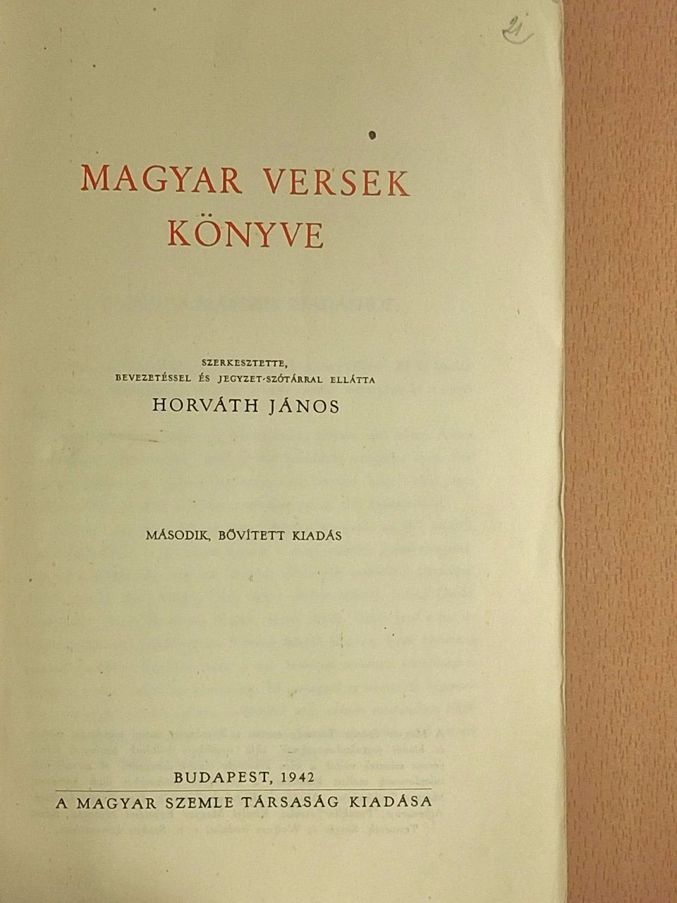 Ábrányi Emil - Magyar versek könyve [antikvár]