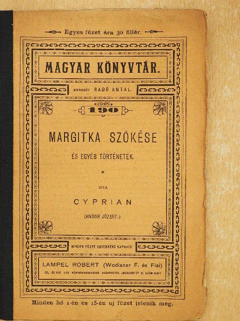 Andor József - Margitka szökése és egyéb történetek [antikvár]