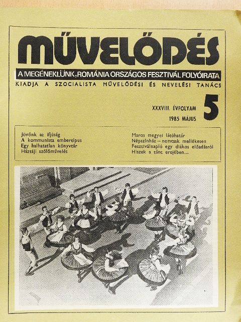 Asztalos Lajos - Művelődés 1985. május [antikvár]
