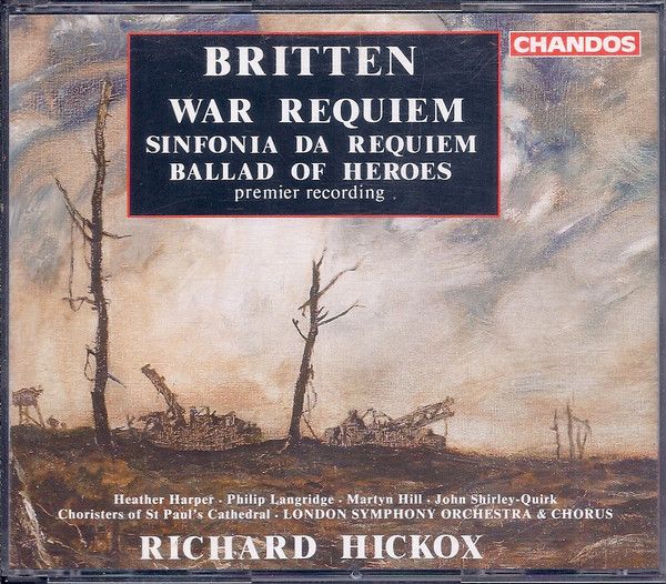 BRITTEN - WAR REQUIEM OP.66, SINF. DA REQUIEM OP.20 2CD