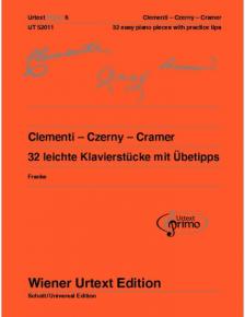 CLEMENTI/CZERNY/CRAMER - 32 LEICHTE KLAVIERSTÜCKE MIT ÜBETIPPS. (FRANKE)