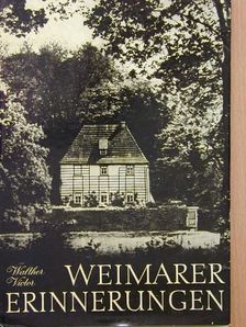 Walther Victor - Weimarer erinnerungen [antikvár]