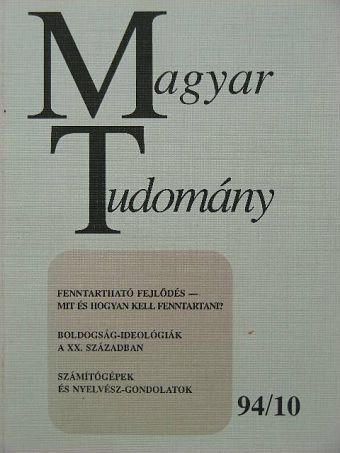 Bech Mihály - Magyar Tudomány 1994. október [antikvár]