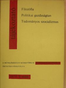Farkas Endre - Tájékoztató 1970/2. [antikvár]