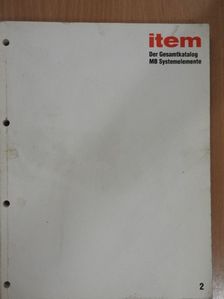 Item - Der Gesamtkatalog MB Systemelemente [antikvár]
