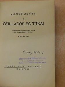 James Jeans - A csillagos ég titkai [antikvár]
