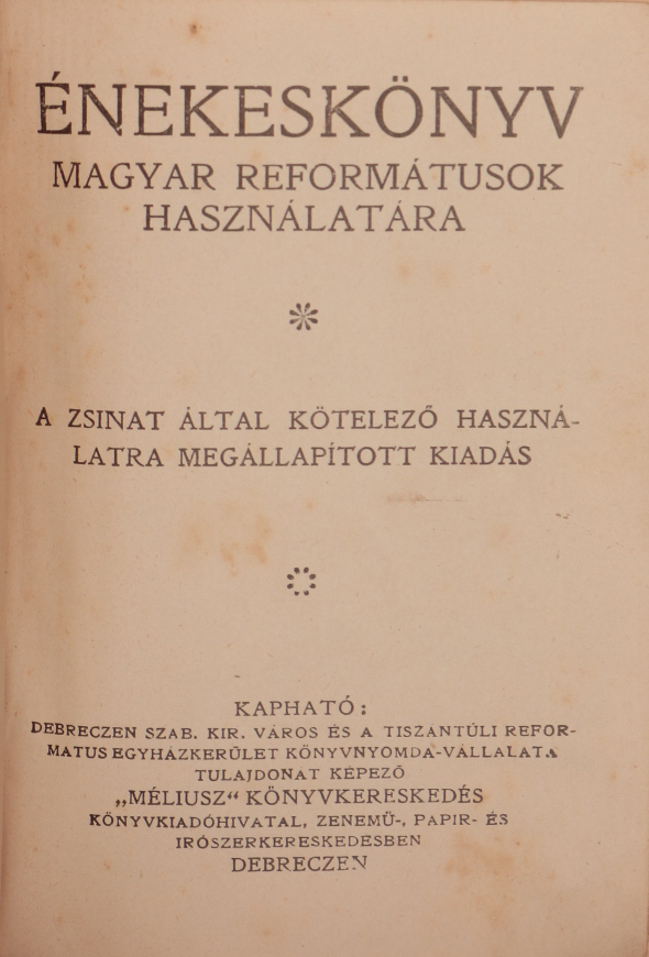 Énekeskönyv [antikvár]