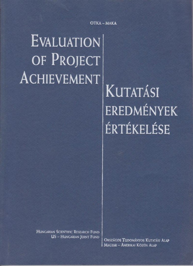 Gilyén Zsuzsanna - Kutatási eredmények értékelése [antikvár]
