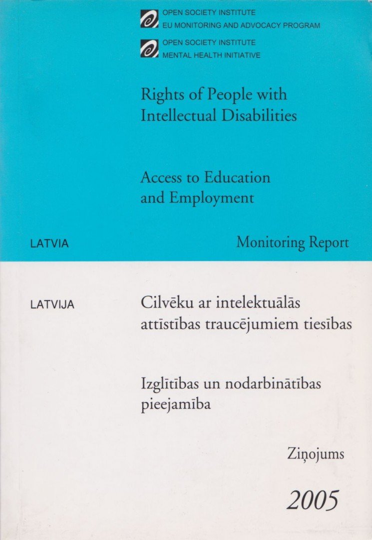 Rights of People with Intellectual Disabilities - Latvia [antikvár]