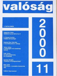 A. Gergely András - Valóság 2000. november [antikvár]