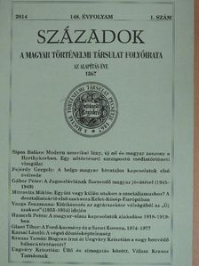 Fejérdy Gergely - Századok 2014/1. [antikvár]
