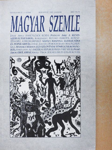 Bába Iván - Magyar Szemle 1995. január [antikvár]