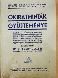 Okiratminták gyüjteménye [antikvár]