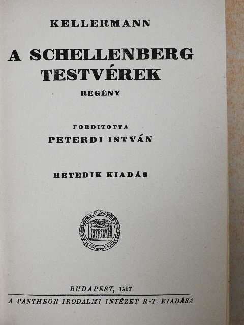Kellermann - A Schellenberg testvérek [antikvár]