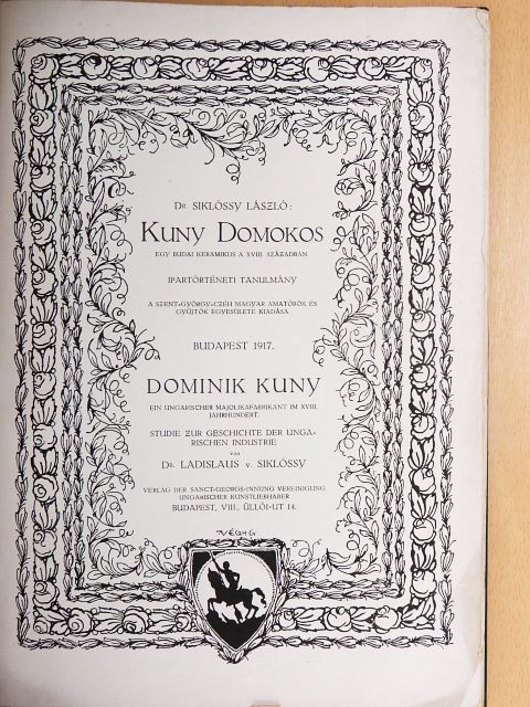 Dr. Siklóssy László - Kuny Domokos  [antikvár]