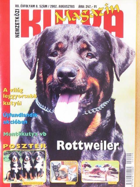 Nemzetközi Kutya Magazin 2002. augusztus [antikvár]