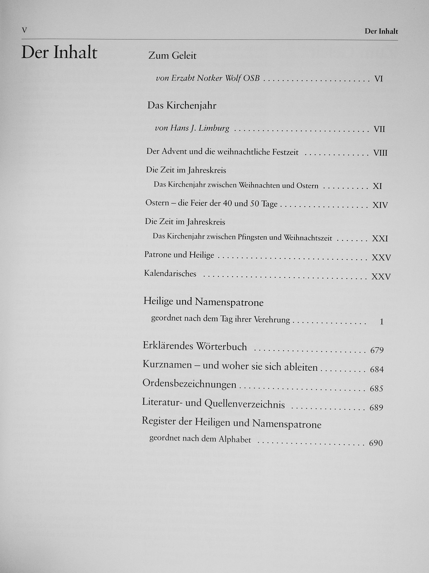 Erzabt Notker Wolf - Heilige und Namenspatrone im Jahreslauf [antikvár]