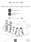 BOZZA, EUGENE - DEUX PIECES FACILES (MENUET RUSTIQUE,MARCHE DES PETITS PINGOUINS)POUR PIANO