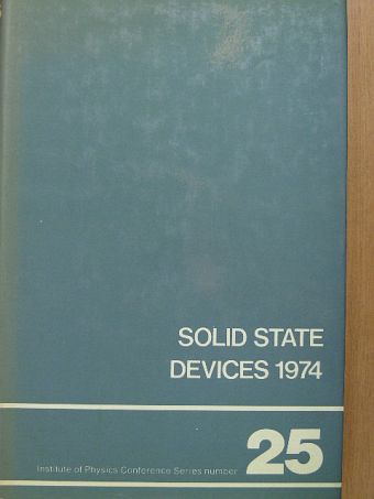 A. J. Goss - Solid State Devices, 1974 [antikvár]