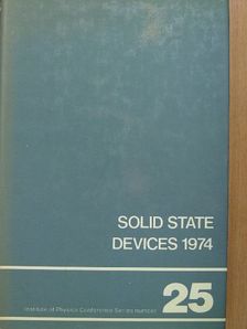 A. J. Goss - Solid State Devices, 1974 [antikvár]
