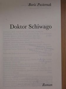 Boris Pasternak - Doktor Schiwago [antikvár]
