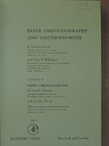 Gunter Zweig - Paper Chromatography and Electrophoresis II. (töredék) [antikvár]