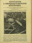 Bogdánfy Ö. - Pótfüzetek a Természettudományi Közlönyhöz 1942. január-március [antikvár]