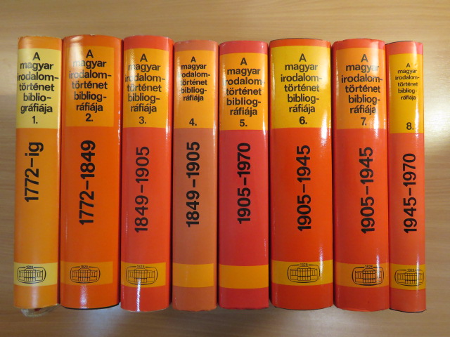 Botka Ferenc - A magyar irodalomtörténet bibliográfiája 1-8. (nem teljes) [antikvár]