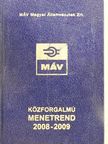 Közforgalmú menetrend 2008-2009 [antikvár]